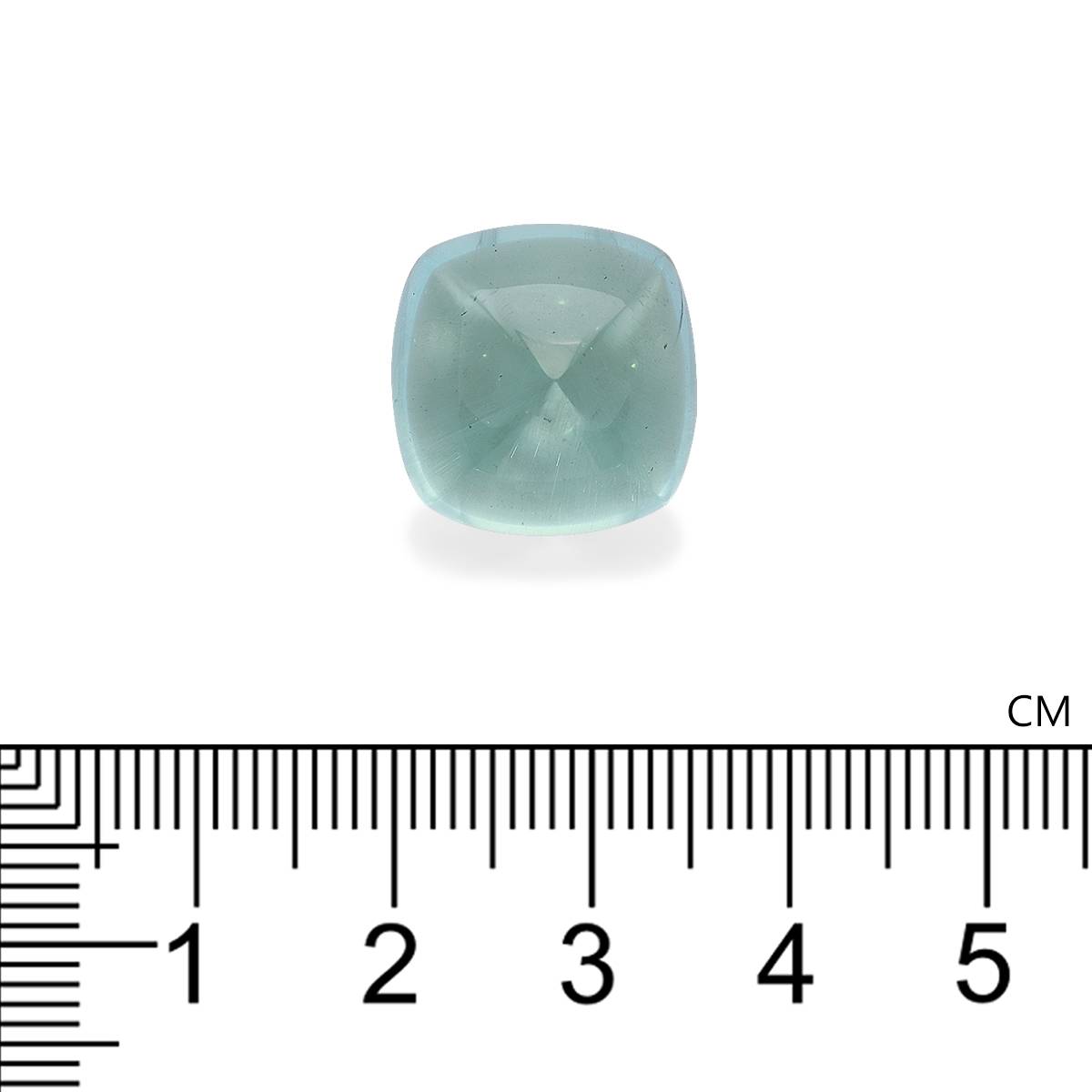 seafoam green aquamarine, 26.55ct cushion cut — view 4