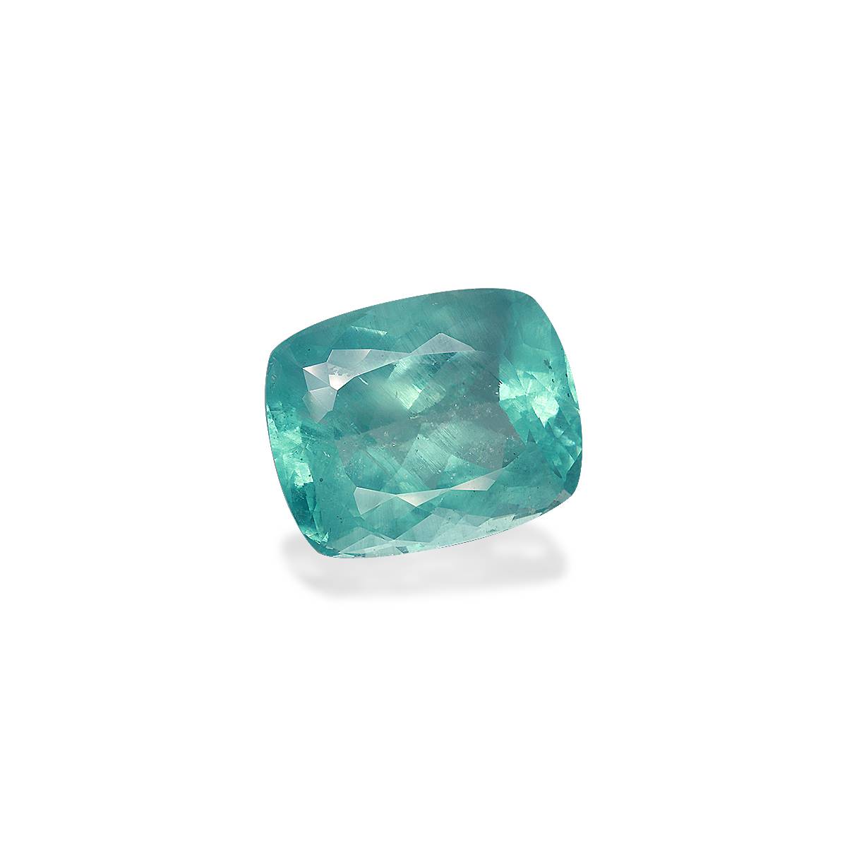 blue aquamarine, 81.26ct cushion cut — view 3