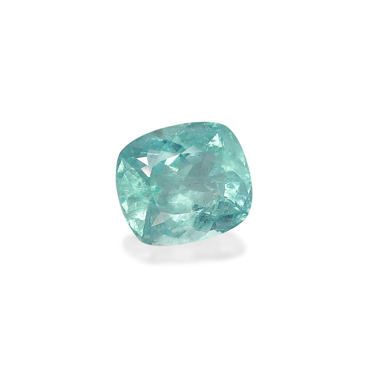 sky blue aquamarine, 46.05ct cushion cut — view 3