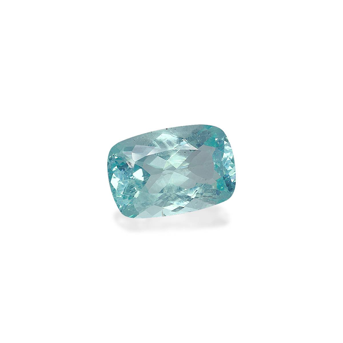 sky blue aquamarine, 16.97ct cushion cut — view 3