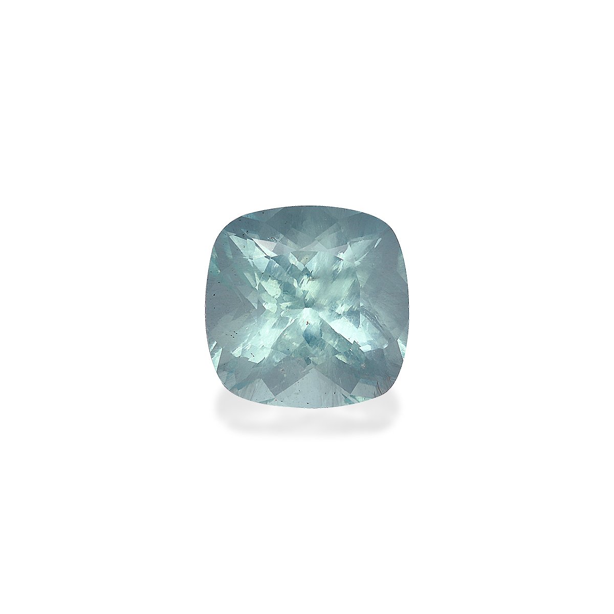 seafoam green aquamarine, 10.72ct cushion cut — main view