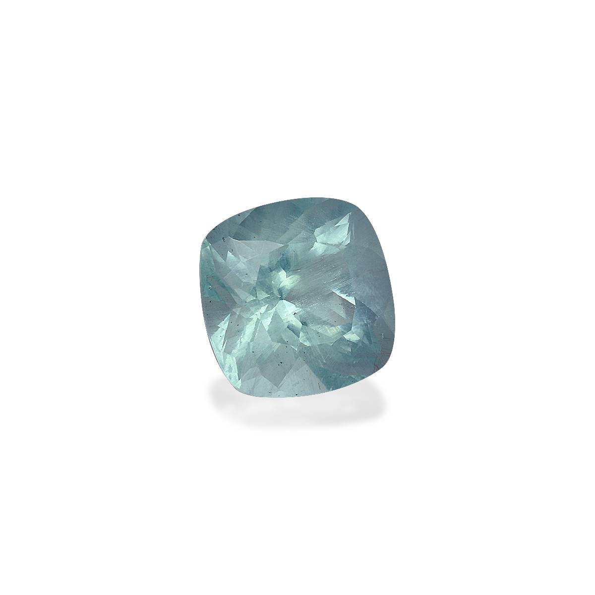 seafoam green aquamarine, 10.72ct cushion cut — view 3