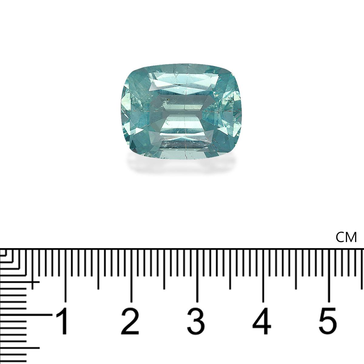 seafoam green aquamarine, 16.12ct cushion cut — view 4