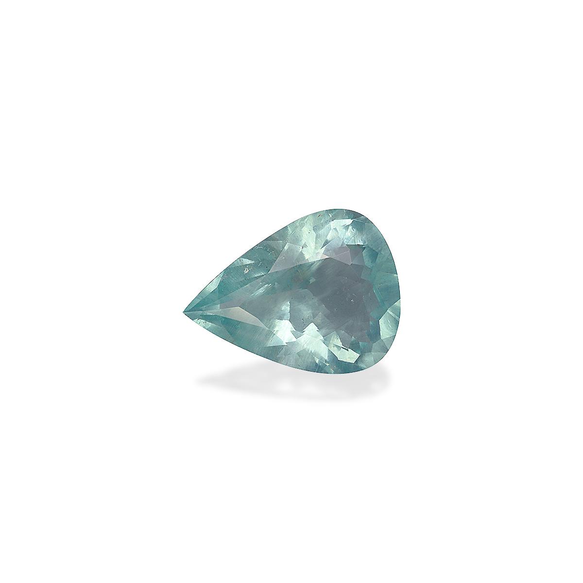 seafoam green aquamarine, 13.13ct pear cut — view 3