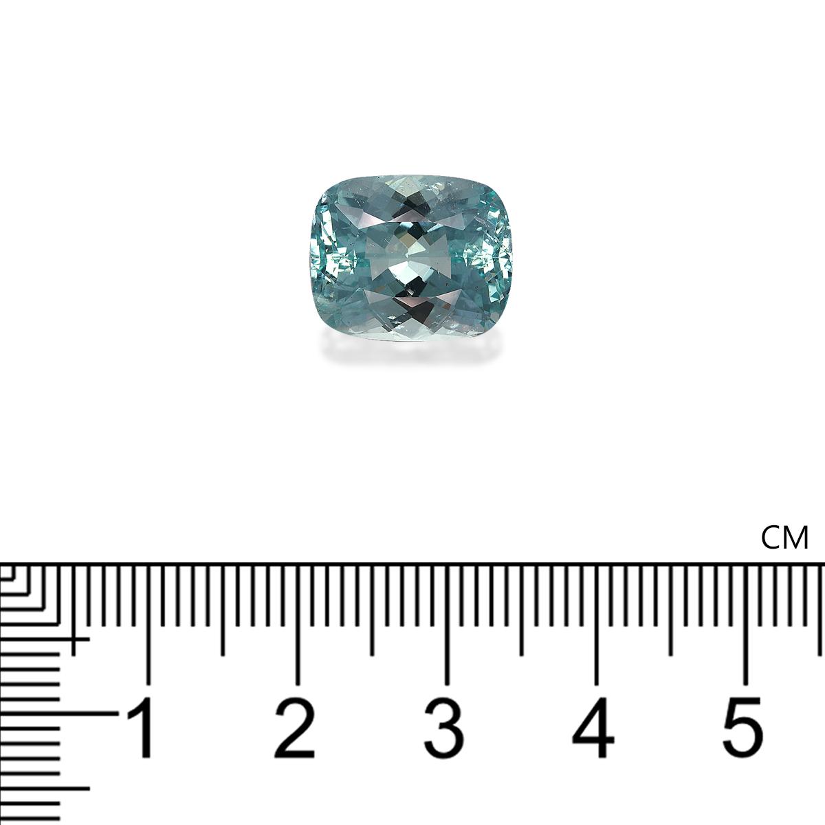 seafoam green aquamarine, 9.88ct cushion cut — view 4