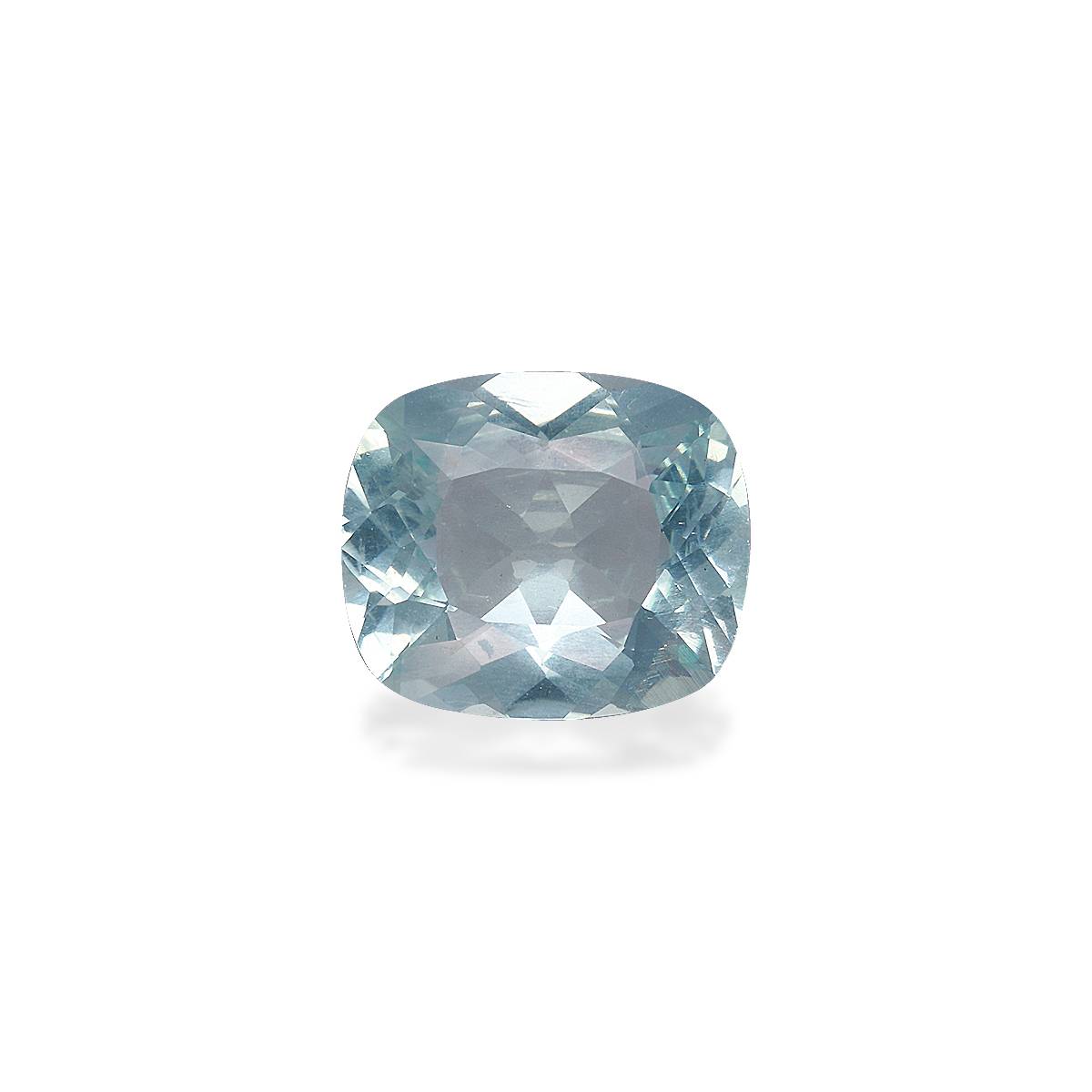 seafoam green aquamarine, 3.98ct cushion cut — main view