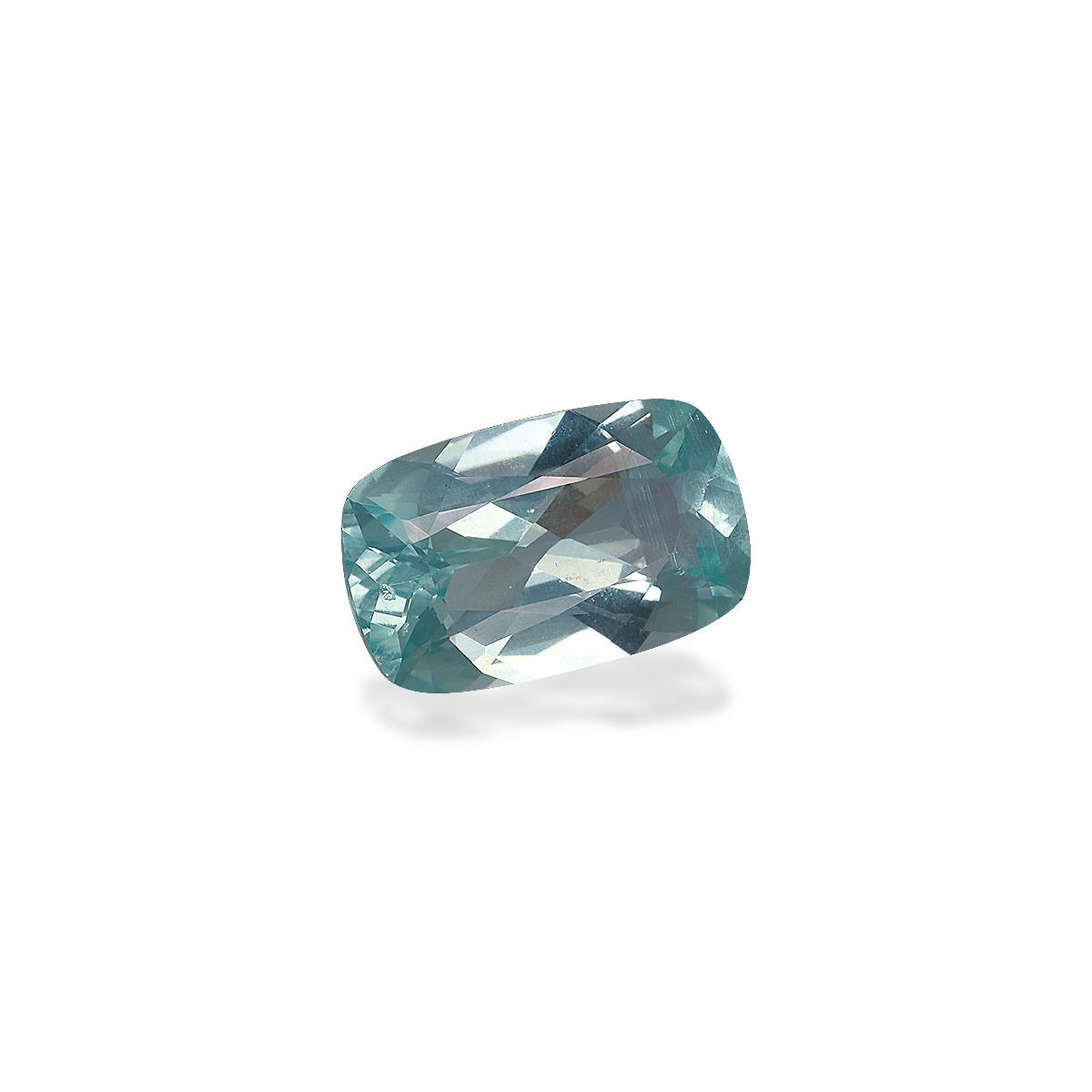 seafoam green aquamarine, 7.05ct cushion cut — view 3