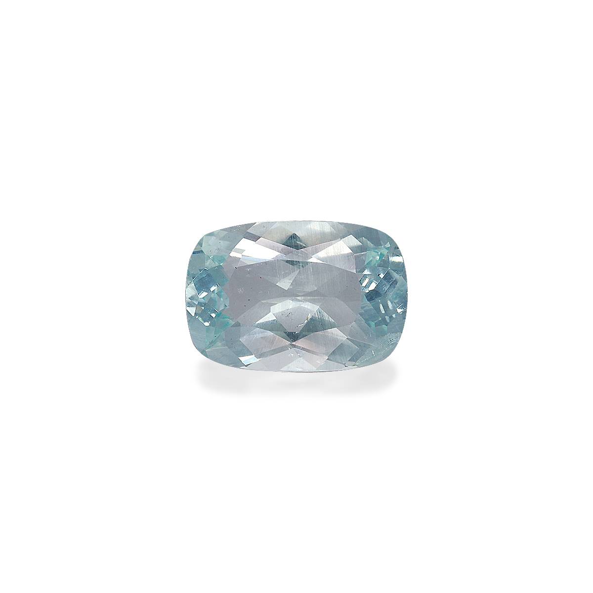 seafoam green aquamarine, 4.05ct cushion cut — main view