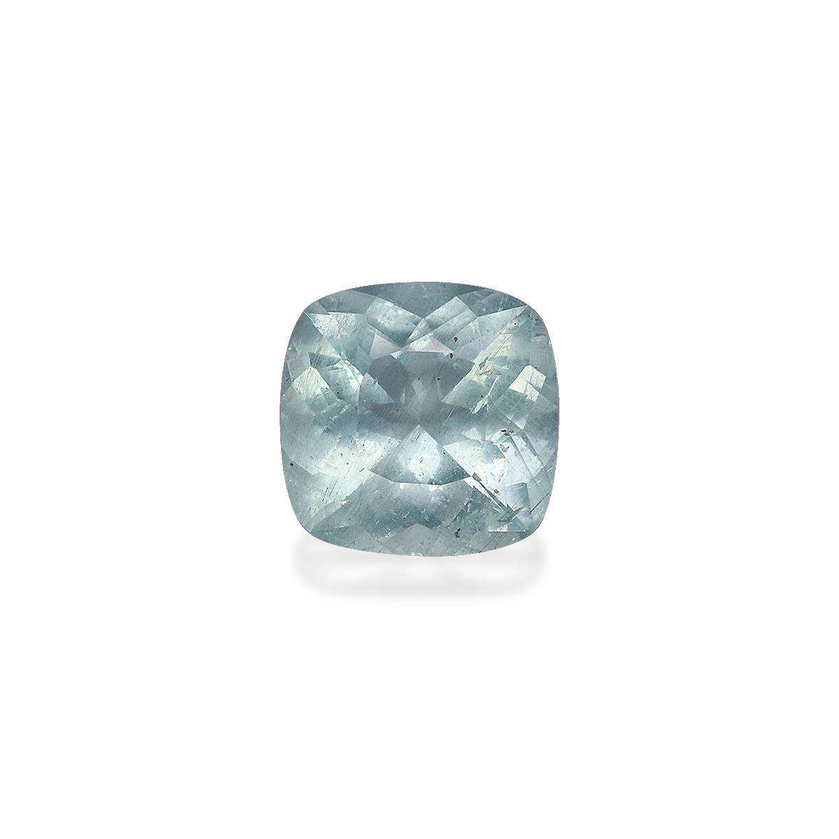 seafoam green aquamarine, 5.28ct cushion cut — main view