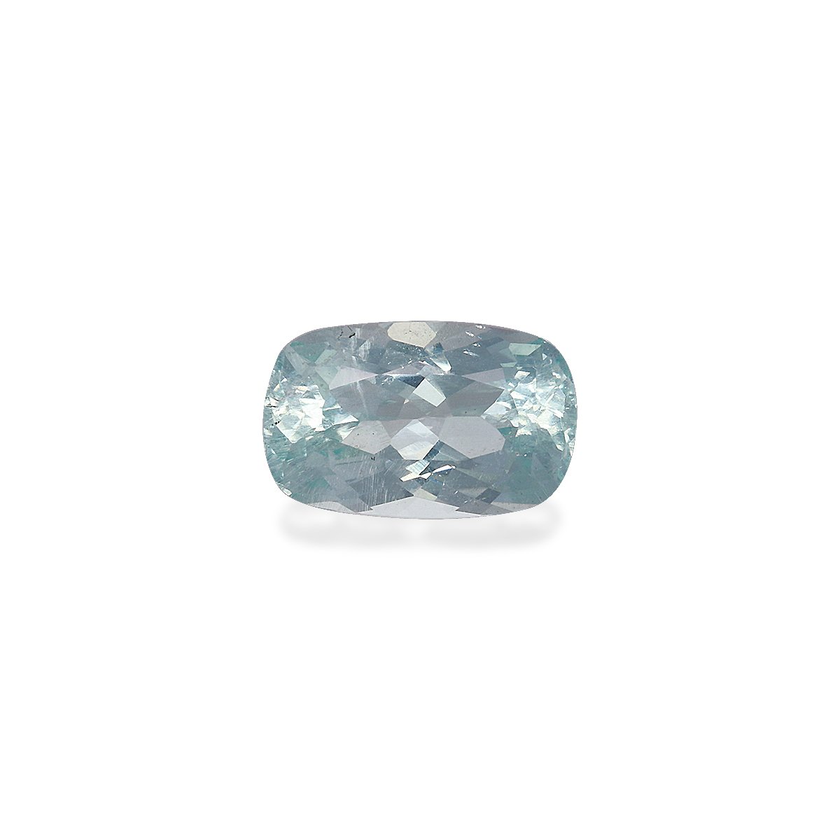 sky blue aquamarine, 2.04ct cushion cut — main view