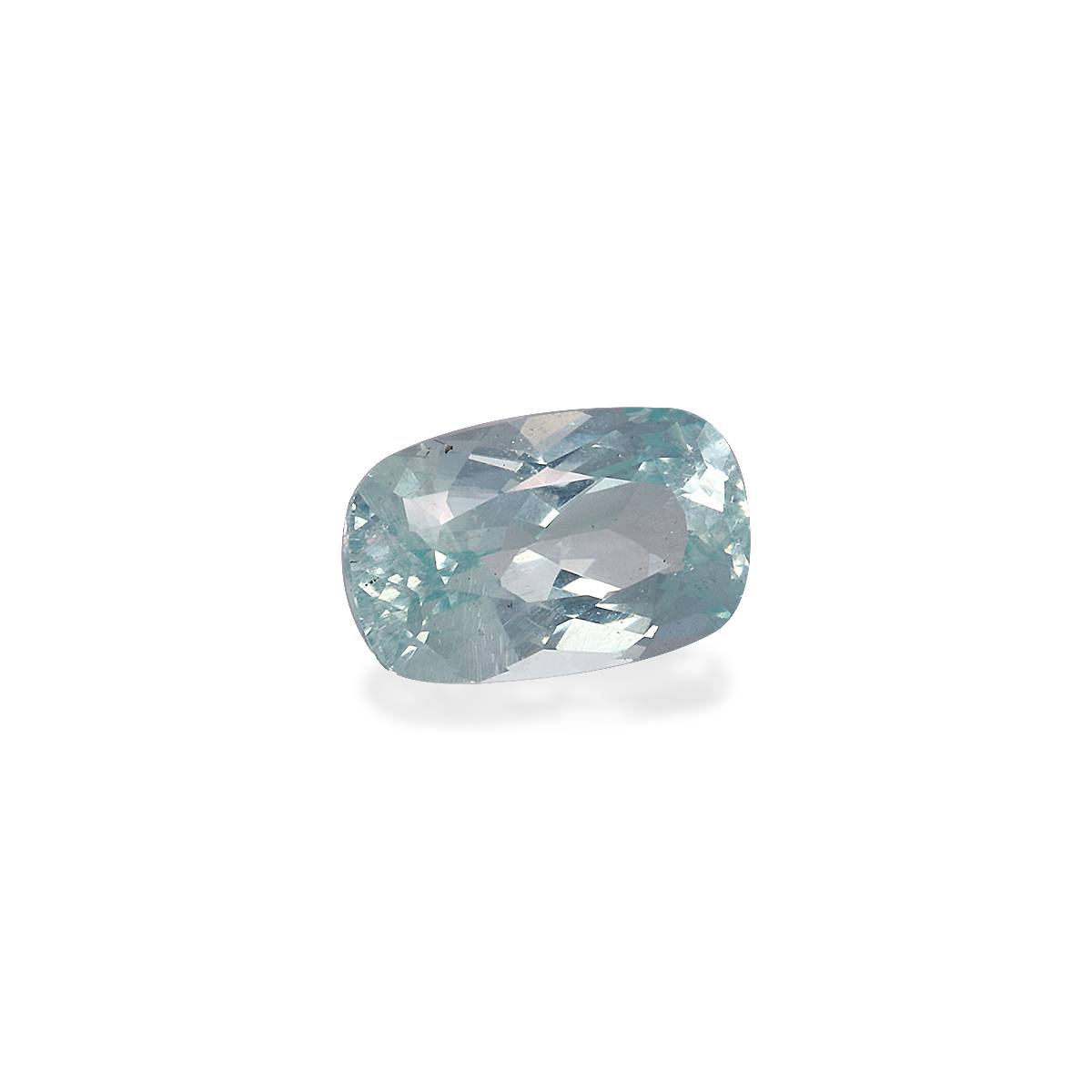sky blue aquamarine, 2.04ct cushion cut — view 3