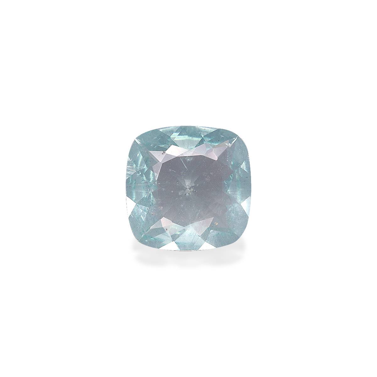 sky blue aquamarine, 3.16ct cushion cut — main view