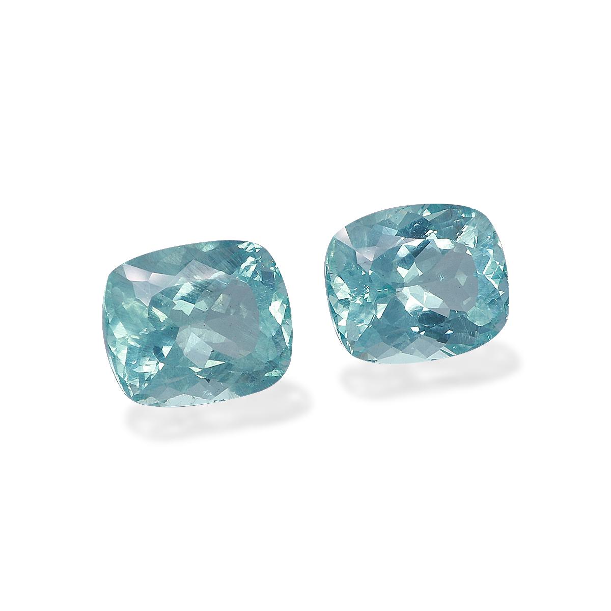 seafoam green aquamarine, 39.09ct cushion cut — view 3