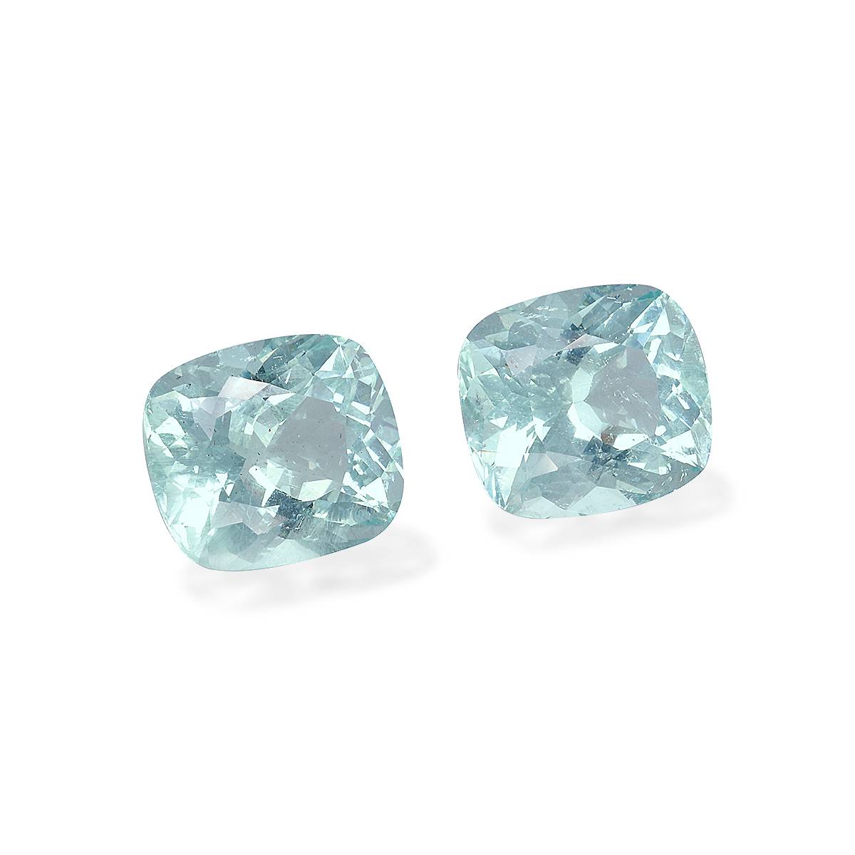 sky blue aquamarine, 16.36ct cushion cut — view 3