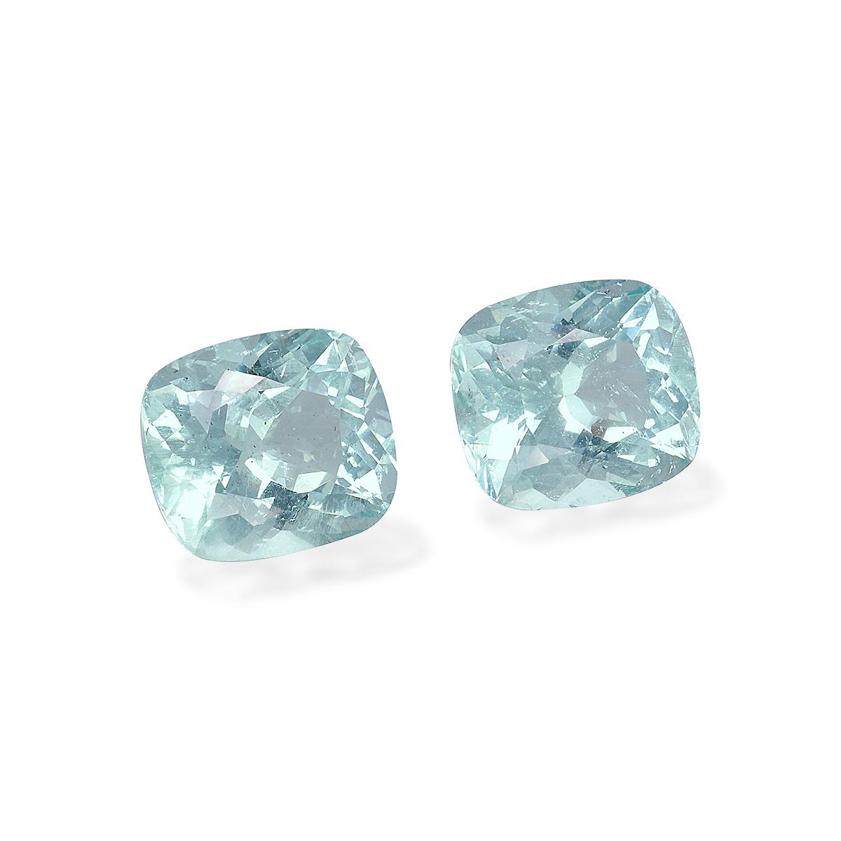 sky blue aquamarine, 16.36ct cushion cut — view 3