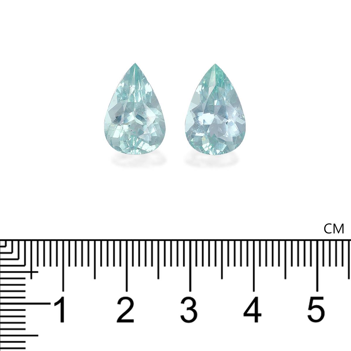 seafoam green aquamarine, 9.72ct pear cut — view 4