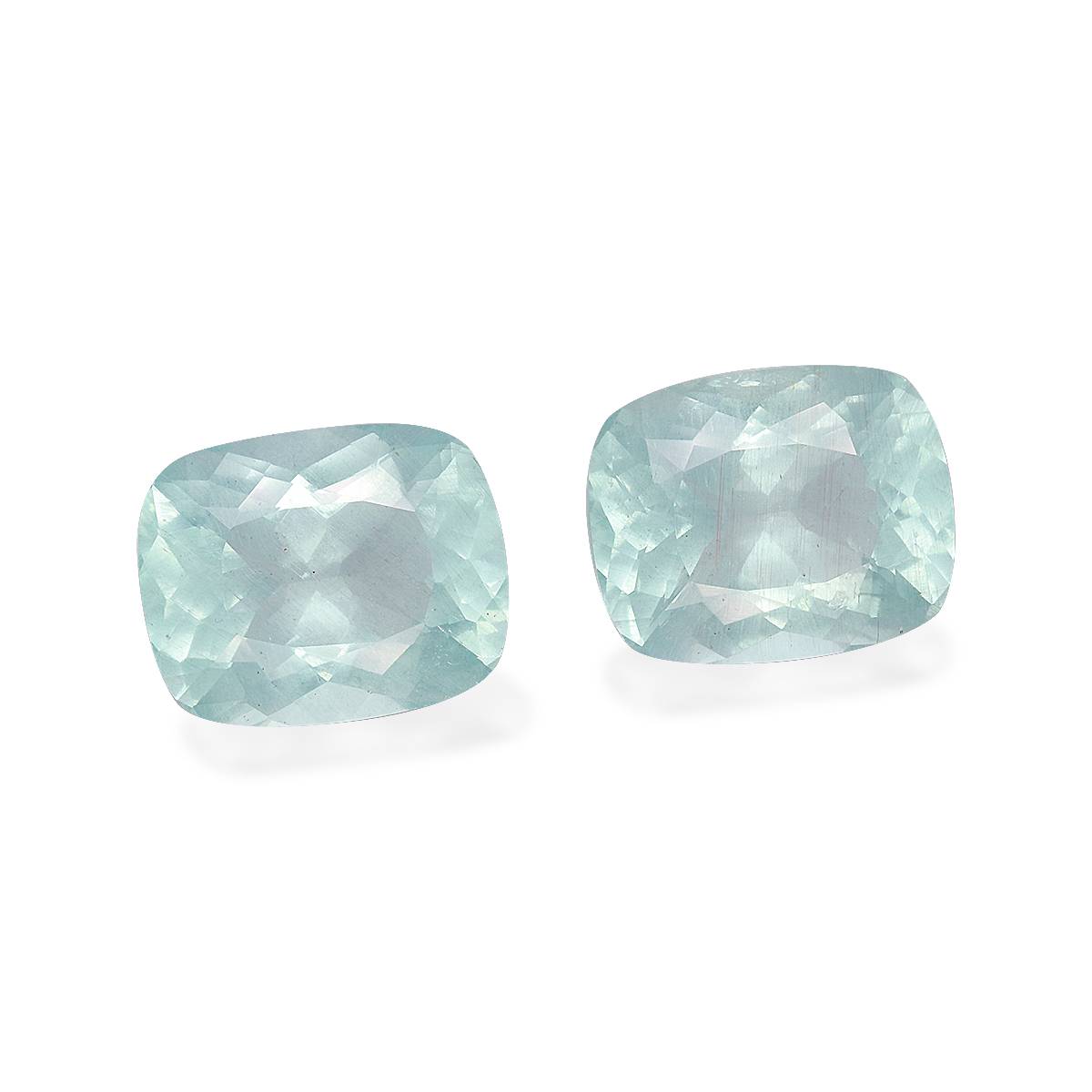 sky blue aquamarine, 15.74ct cushion cut — view 3