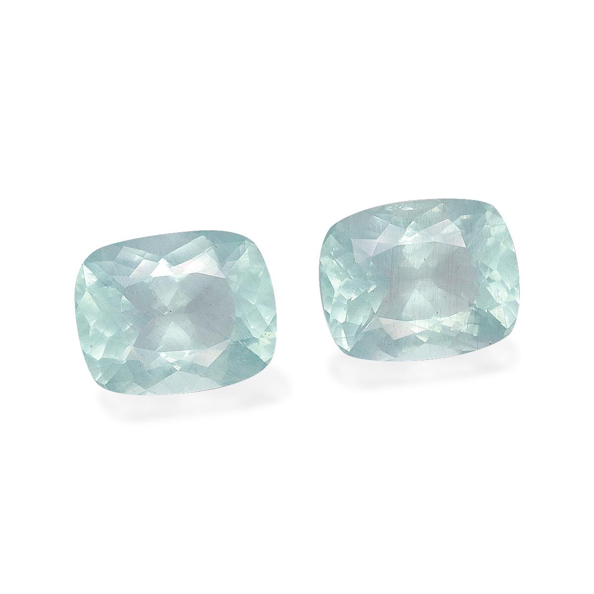 sky blue aquamarine, 15.74ct cushion cut — view 3