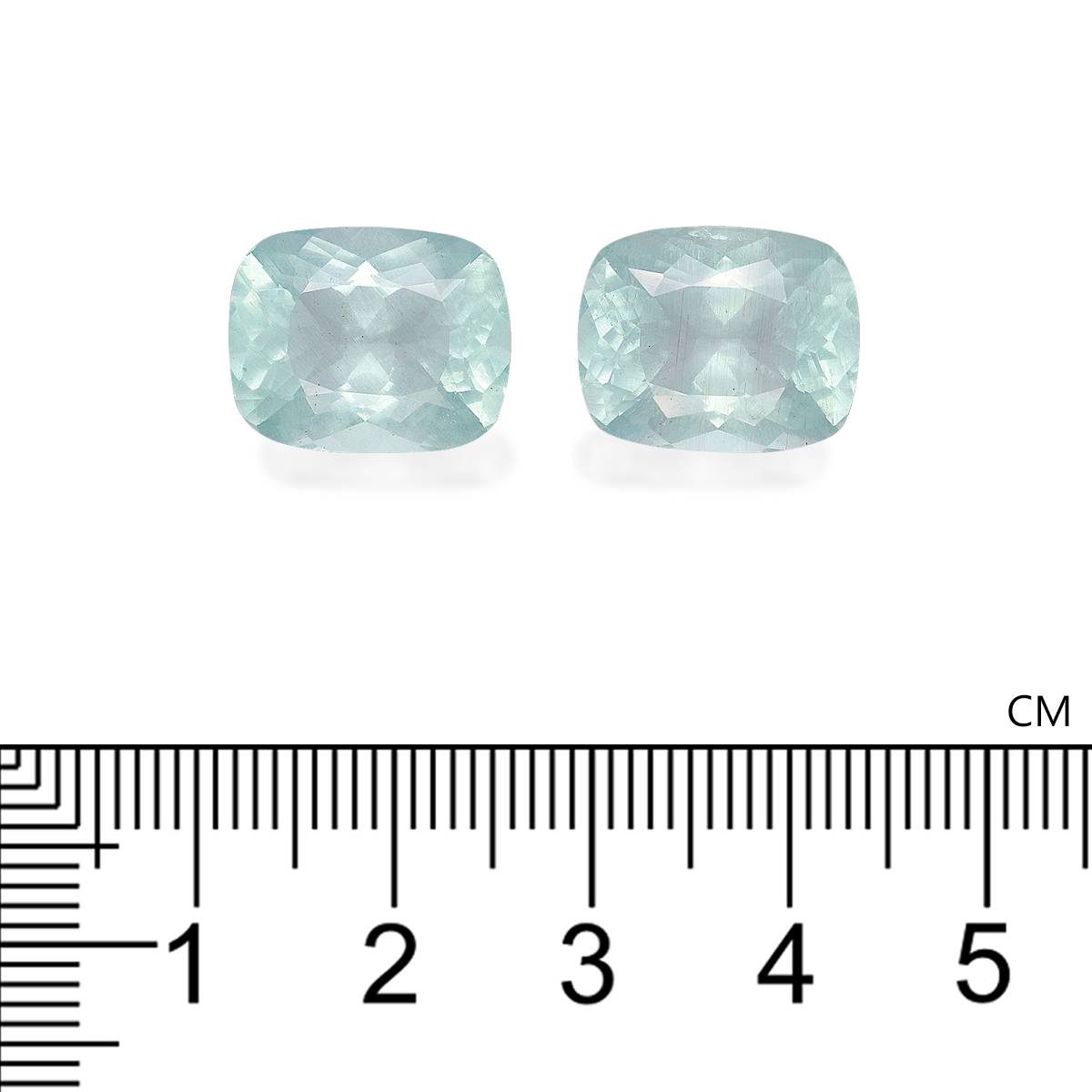 sky blue aquamarine, 15.74ct cushion cut — view 4