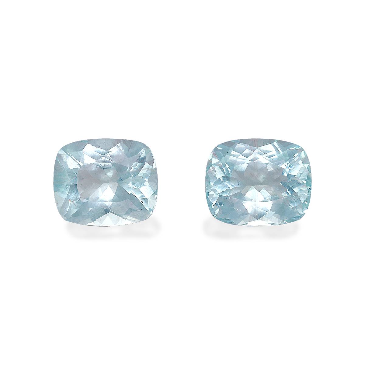 sky blue aquamarine, 8.22ct cushion cut — main view