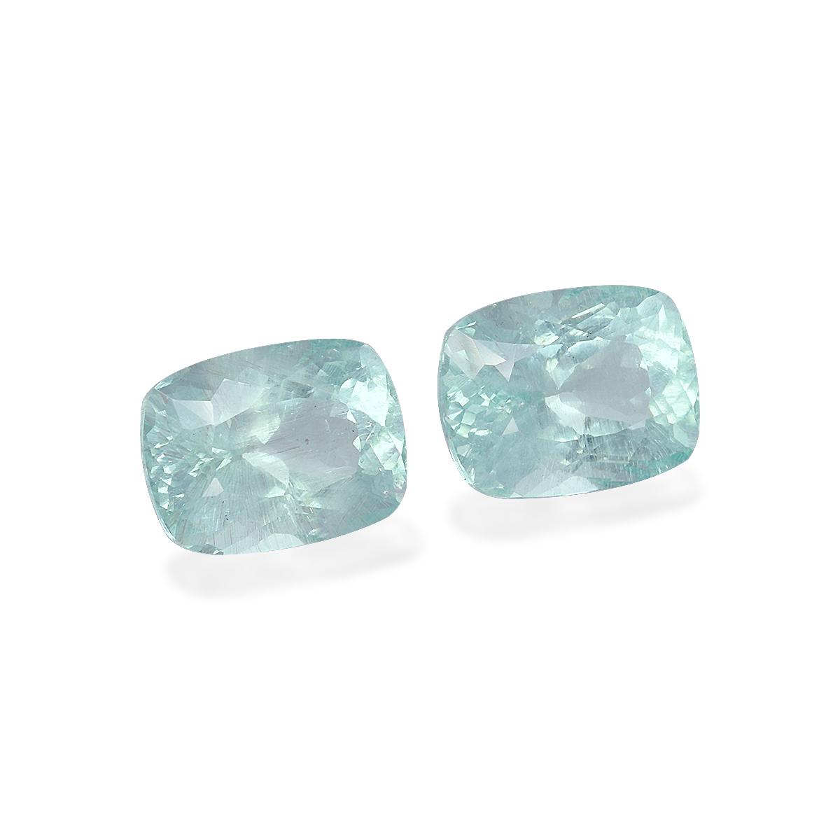 seafoam green aquamarine, 10.95ct cushion cut — view 3