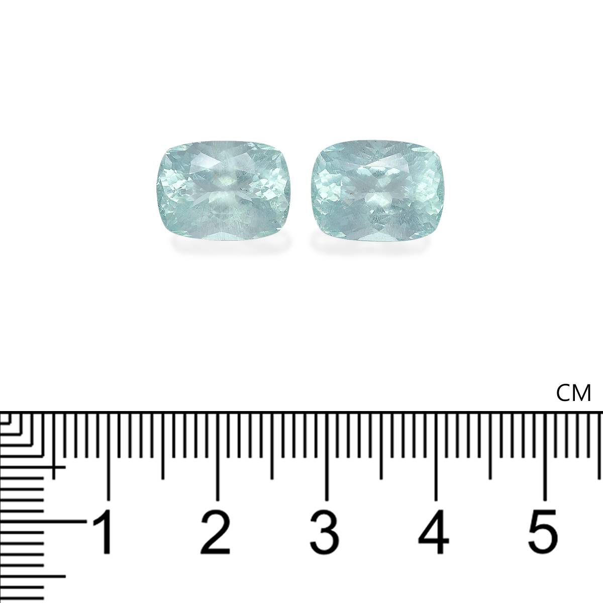 seafoam green aquamarine, 10.95ct cushion cut — view 4