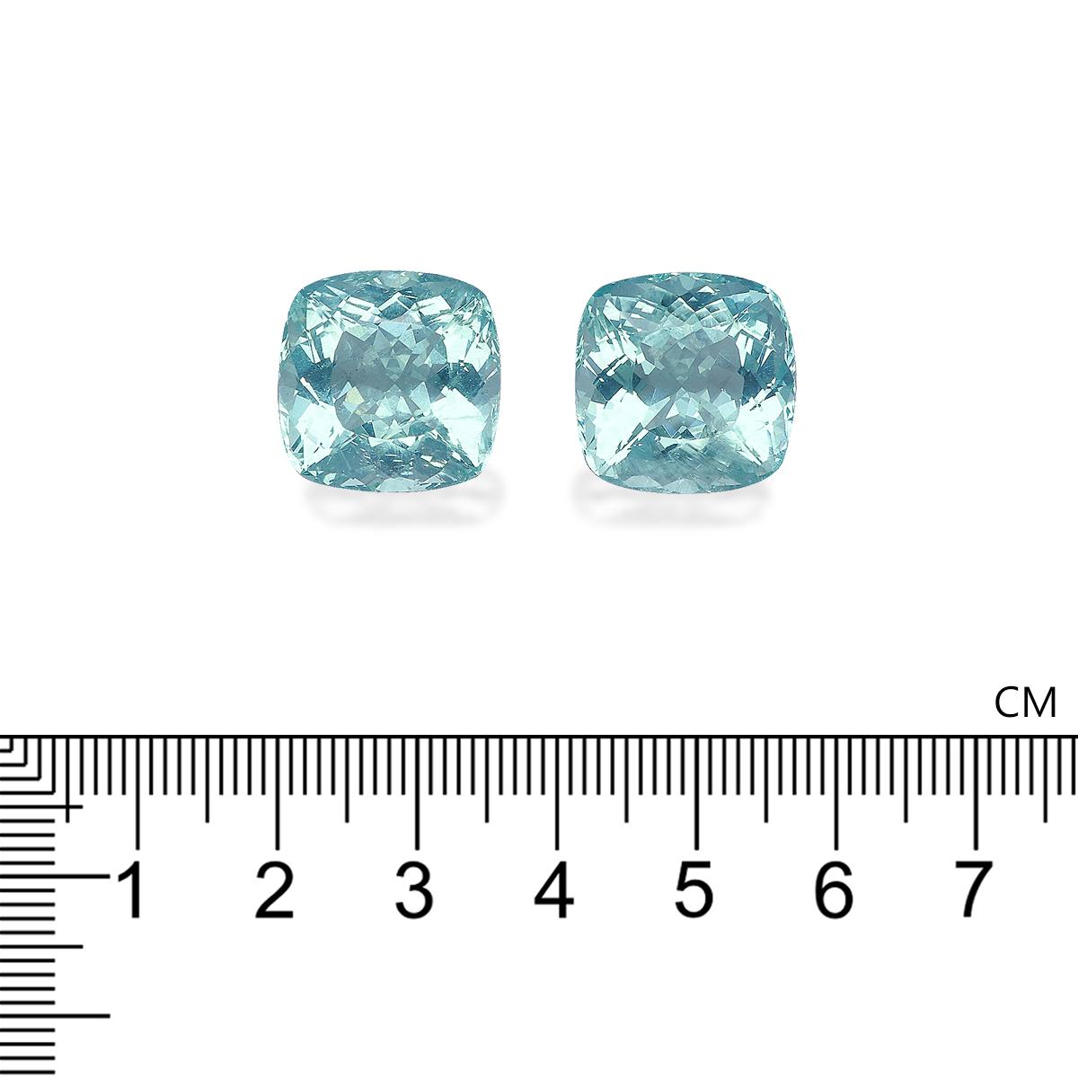 seafoam green aquamarine, 38.84ct cushion cut — view 4