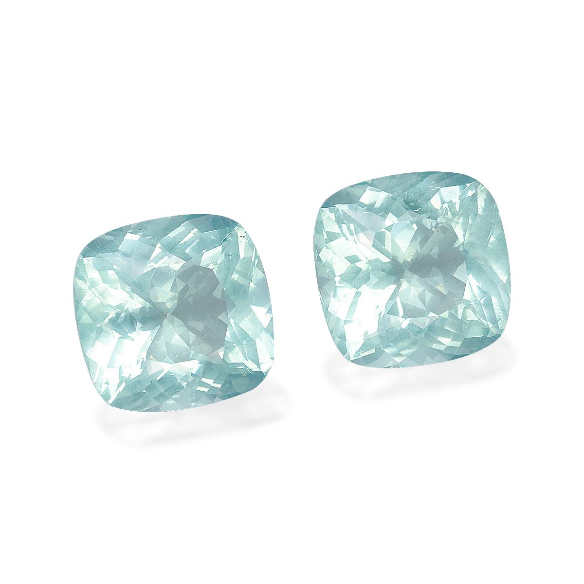 seafoam green aquamarine, 18.67ct cushion cut — view 3