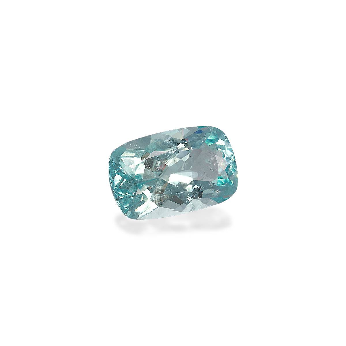 seafoam green aquamarine, 11.22ct cushion cut — view 3
