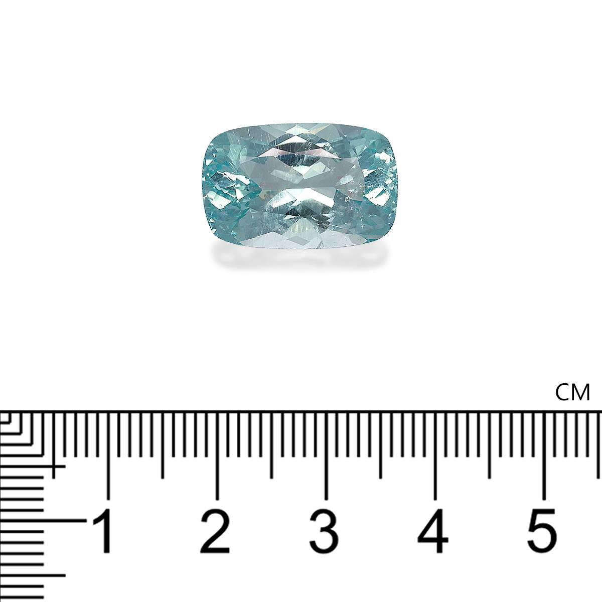 seafoam green aquamarine, 11.22ct cushion cut — view 4