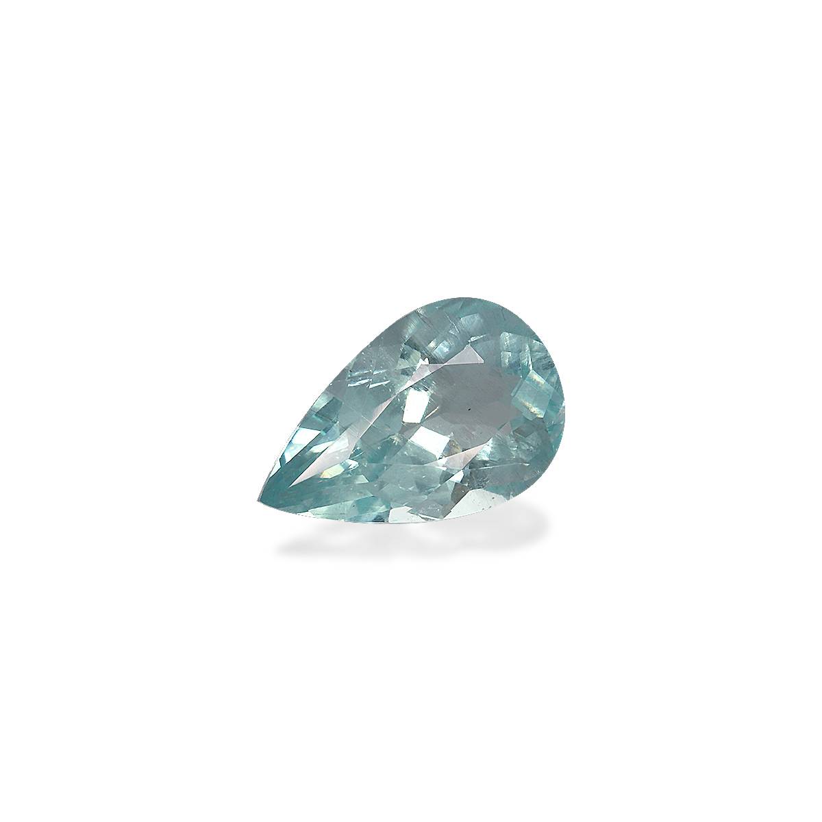 pale green aquamarine, 10ct pear cut — view 3