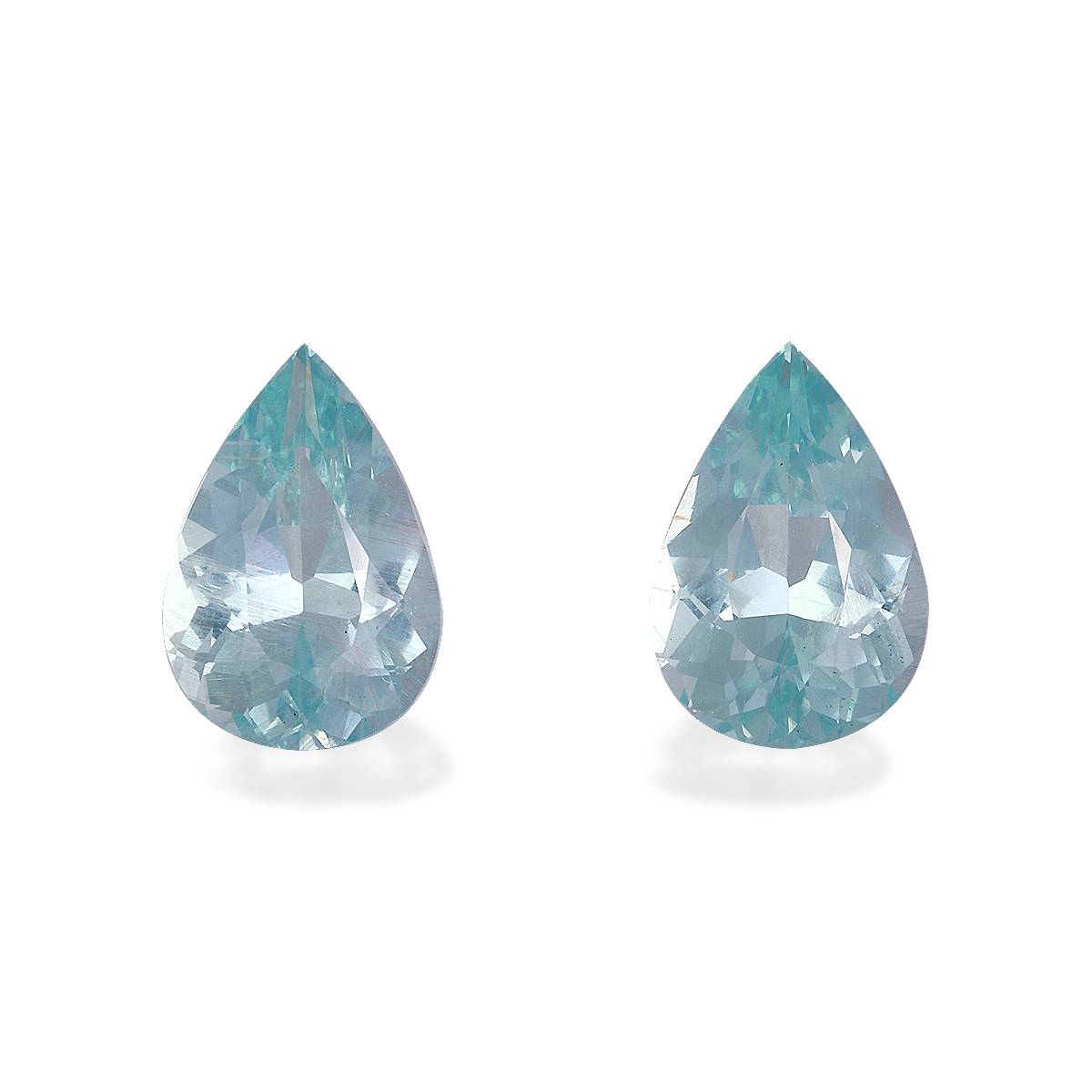 Sky Blue Aquamarine 7.39ct Pair