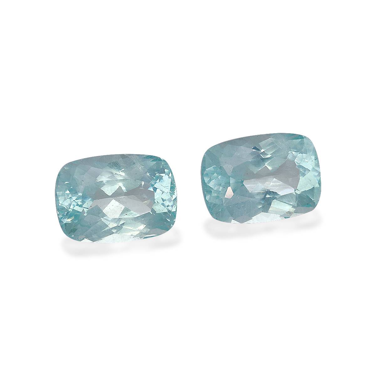 sky blue aquamarine, 14.48ct cushion cut — view 3