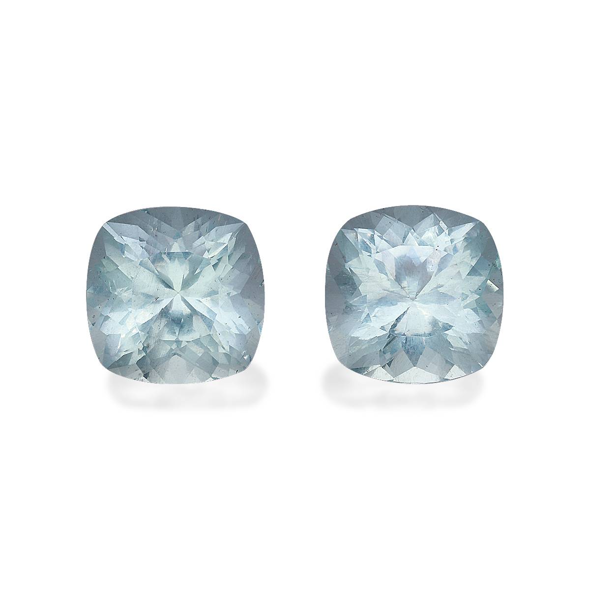 sky blue aquamarine, 8.33ct cushion cut — main view