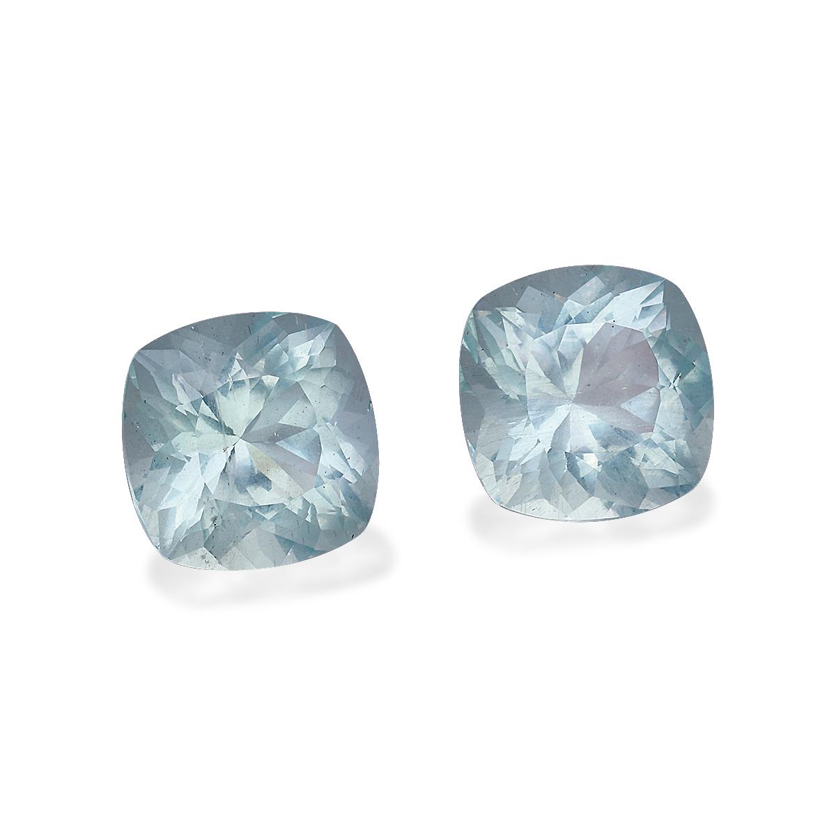 sky blue aquamarine, 8.33ct cushion cut — view 3