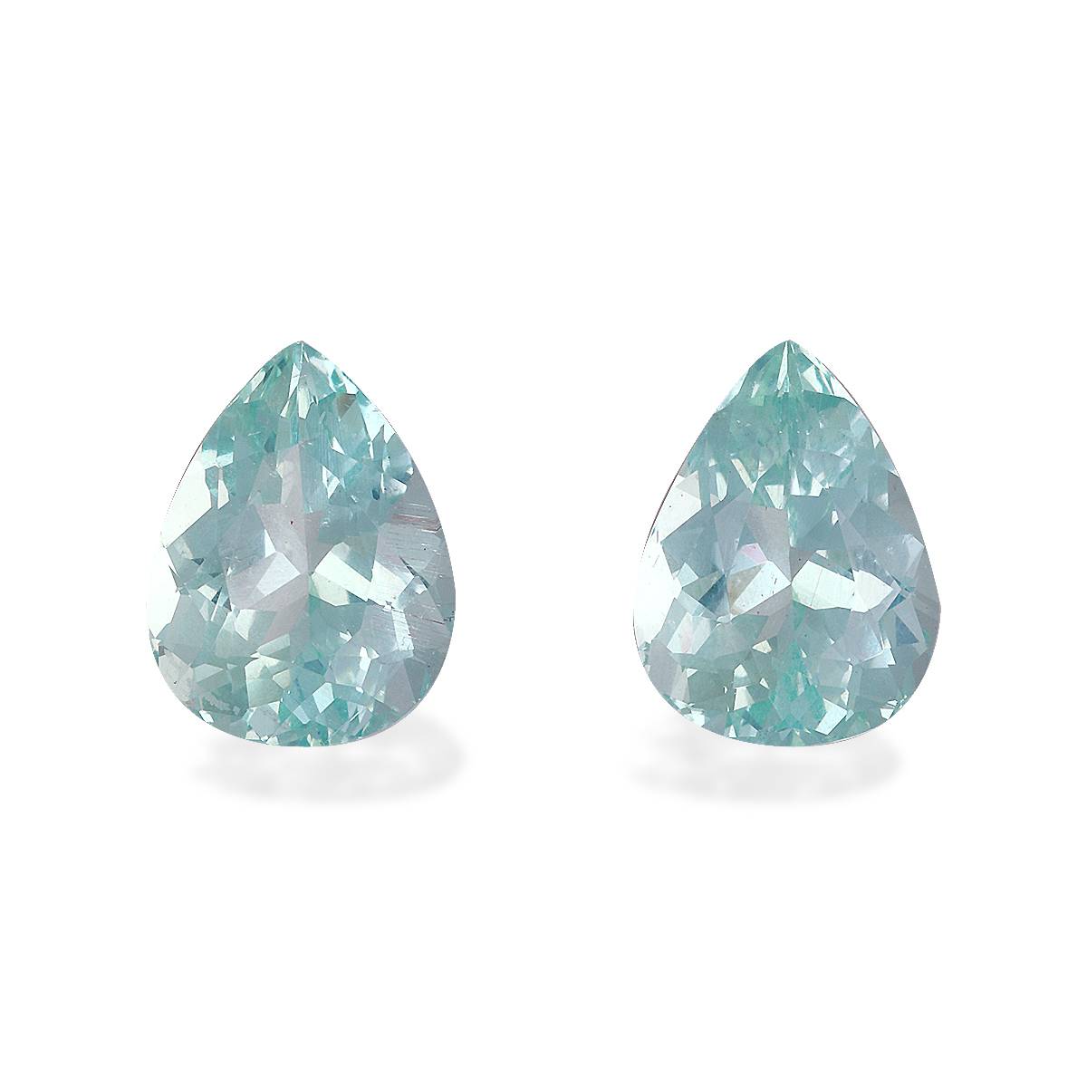 Sky Blue Aquamarine 7.29ct Pair