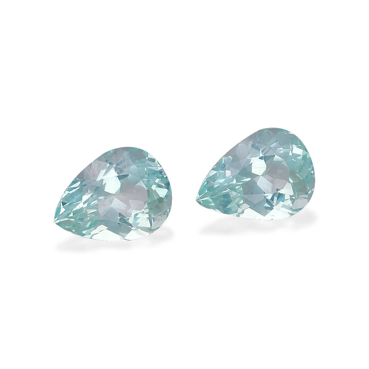 sky blue aquamarine, 7.29ct pear cut — view 3
