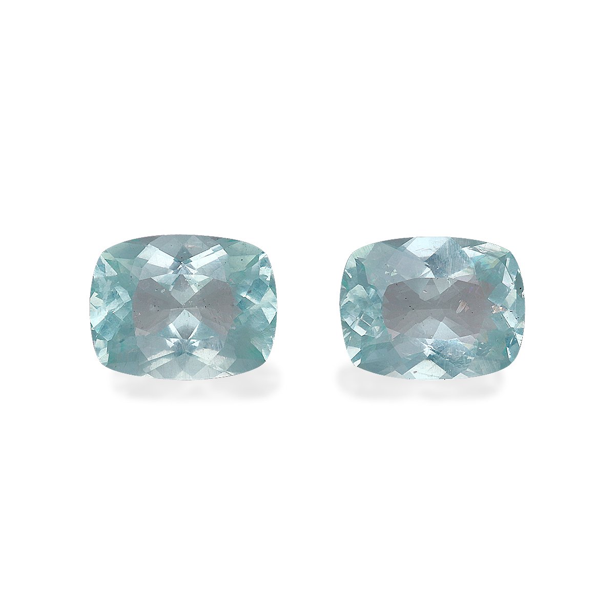 sky blue aquamarine, 10.21ct cushion cut — main view