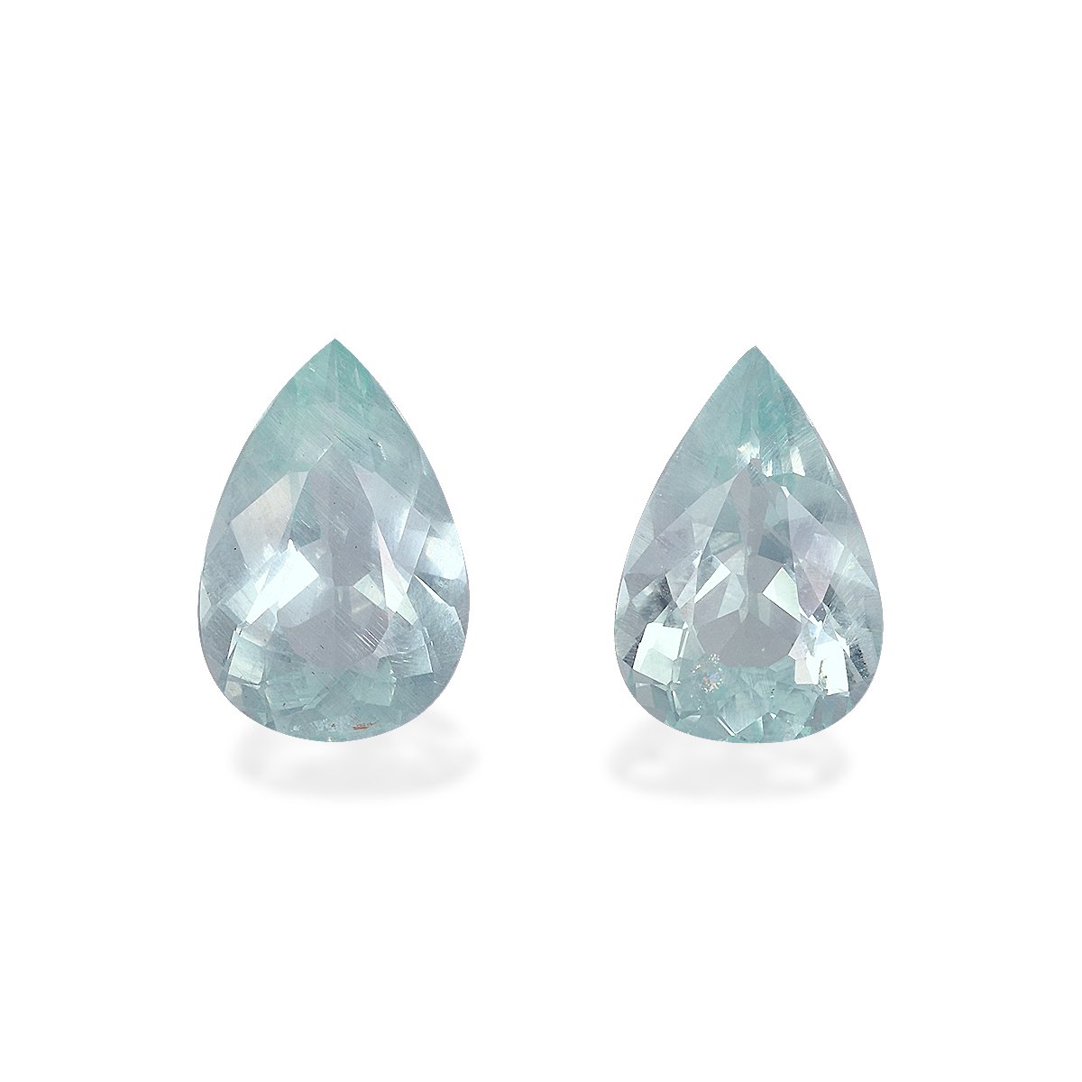 seafoam green aquamarine, 5.1ct pear cut — main view