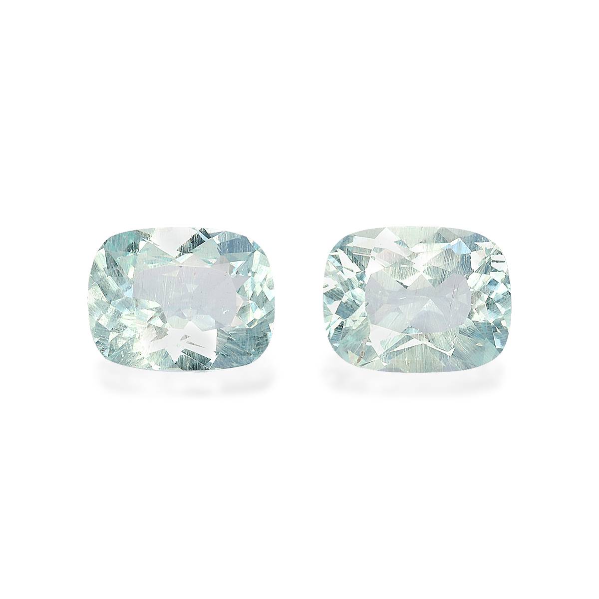 Seafoam Green Aquamarine 4.48ct - 10x8mm Pair