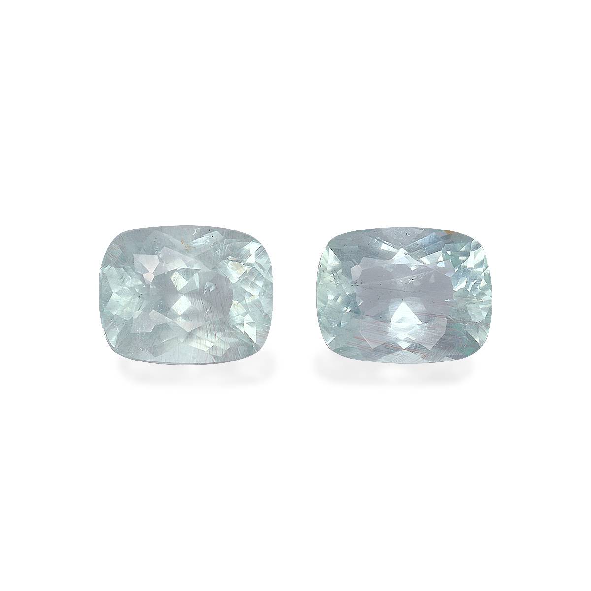 pale green aquamarine, 4.11ct cushion cut — main view