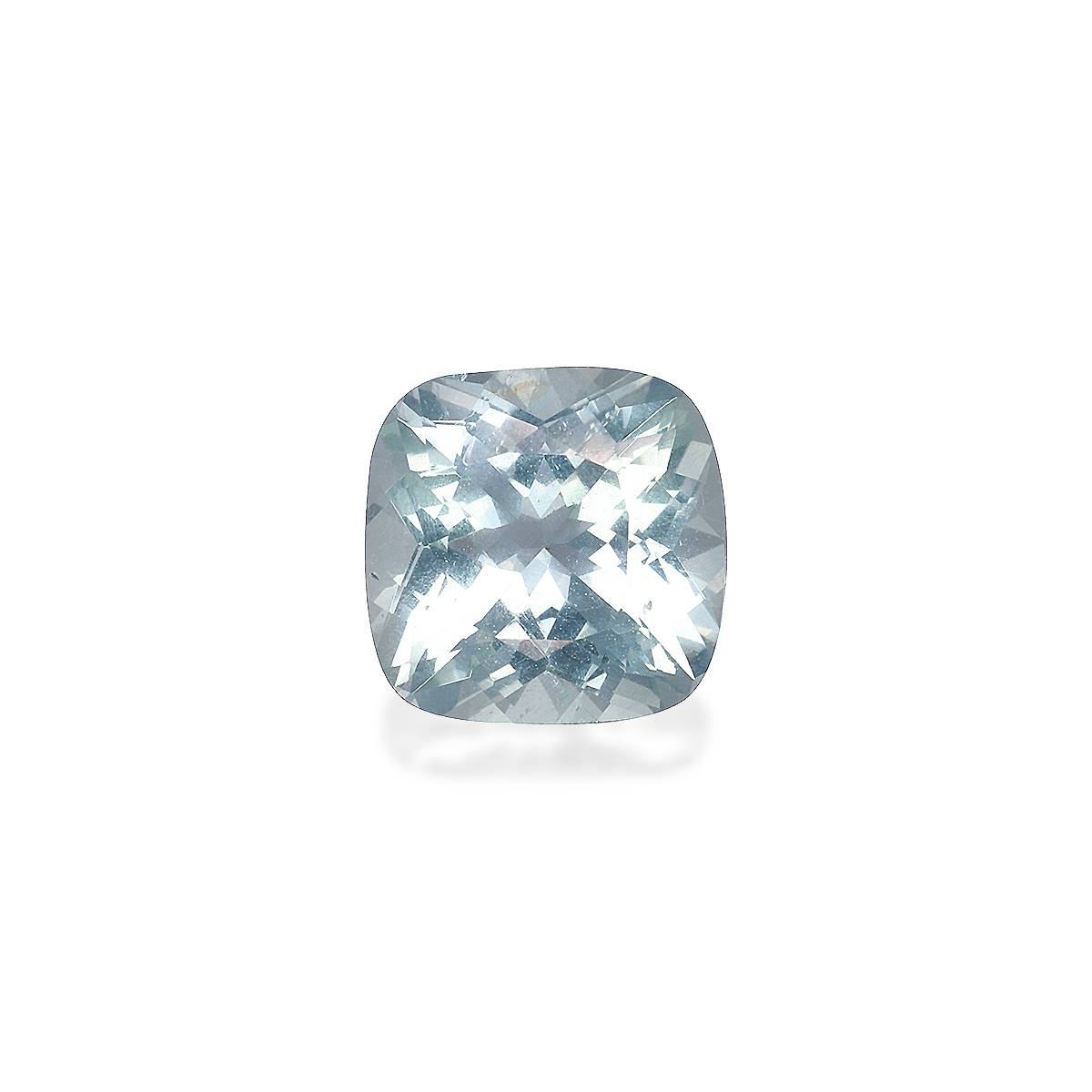 sky blue aquamarine, 2.89ct cushion cut — main view