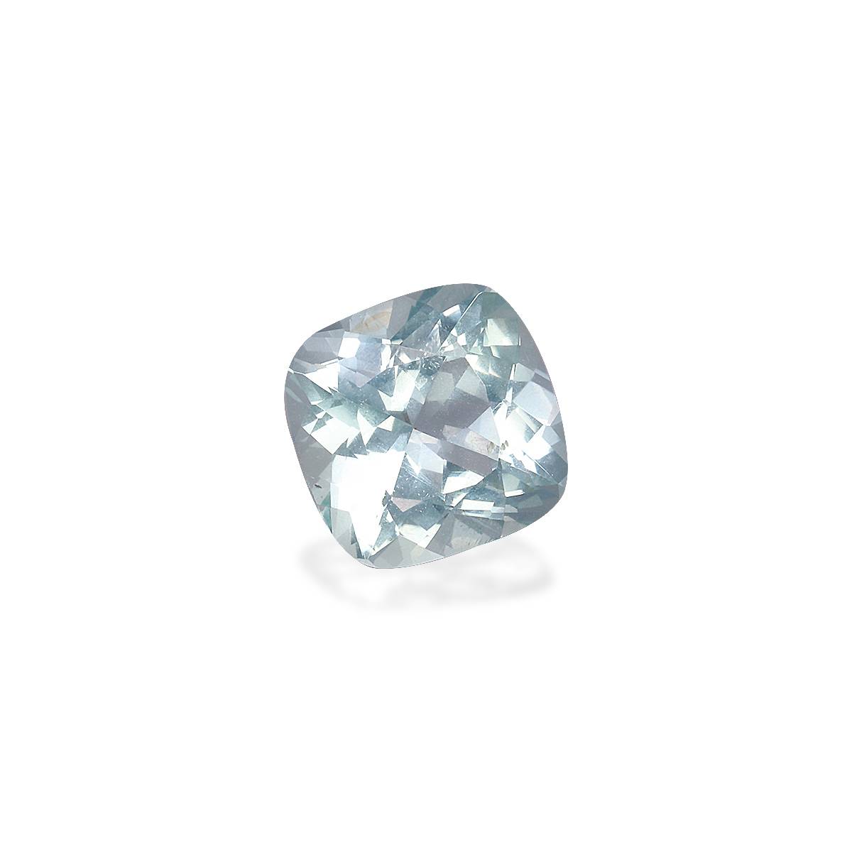 sky blue aquamarine, 2.89ct cushion cut — view 3