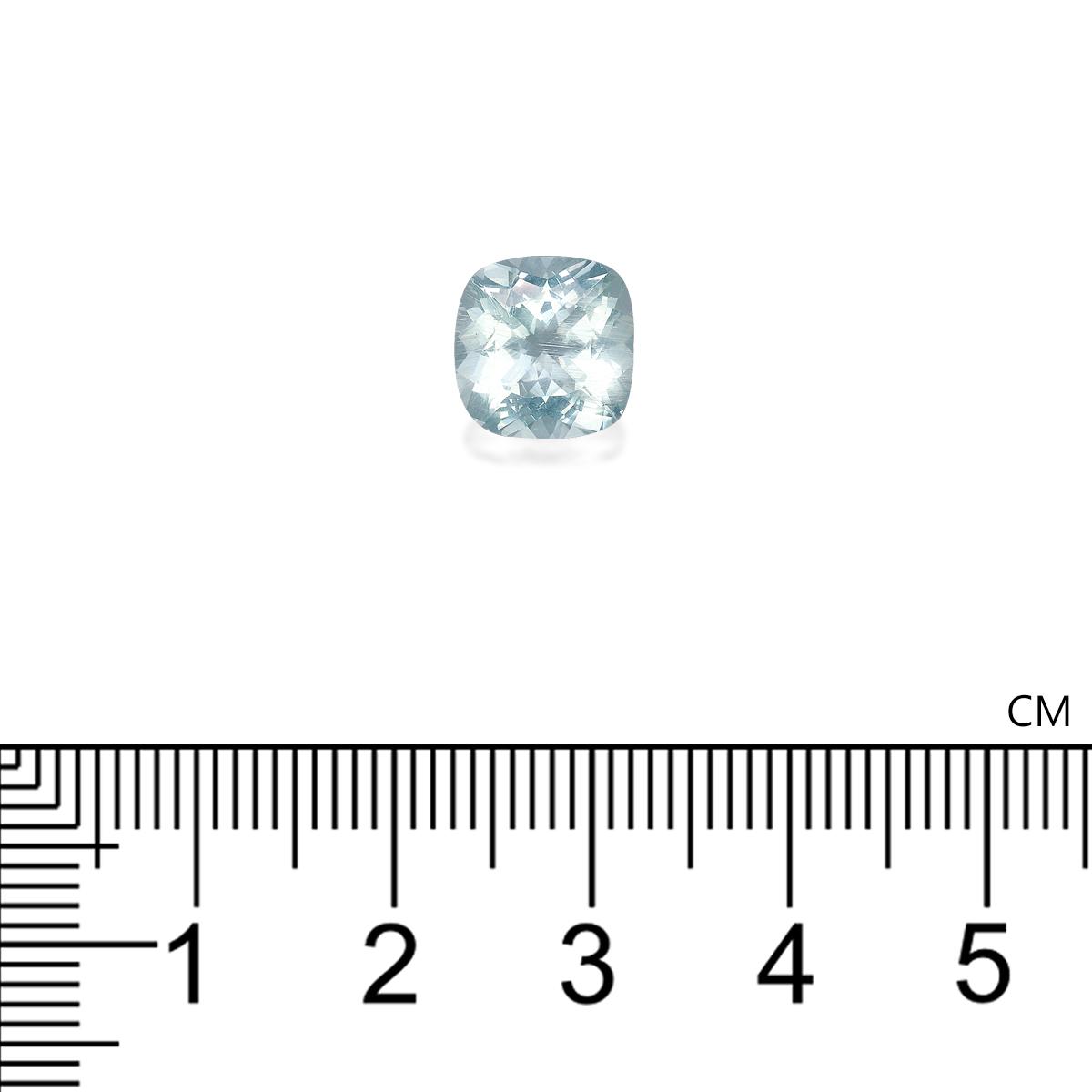 baby blue aquamarine, 2.41ct cushion cut — view 4