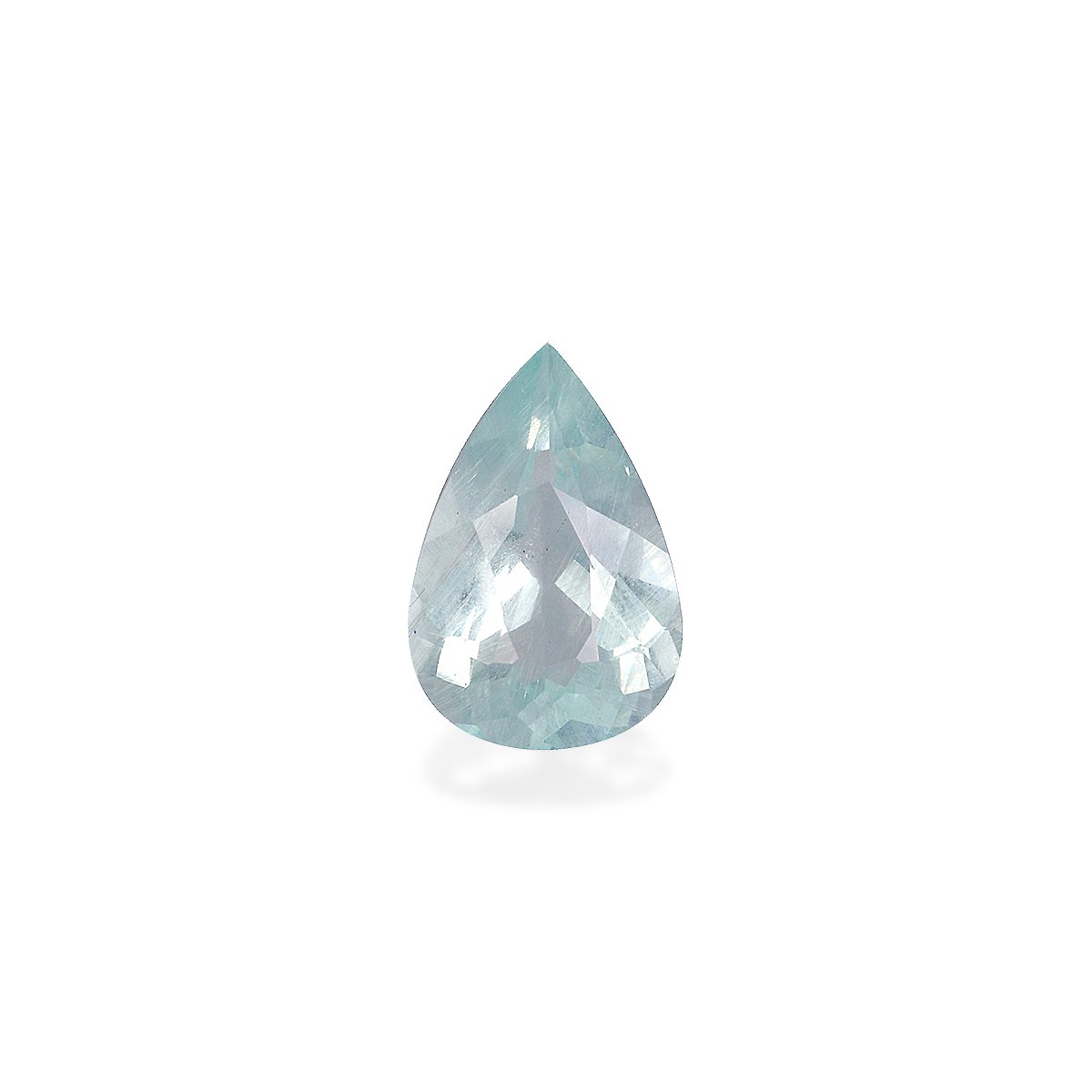 sky blue aquamarine, 2.56ct pear cut — main view