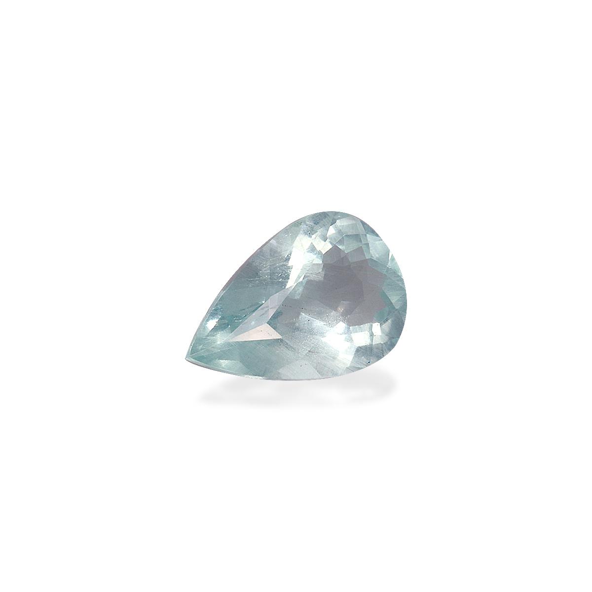 sky blue aquamarine, 2.56ct pear cut — view 3