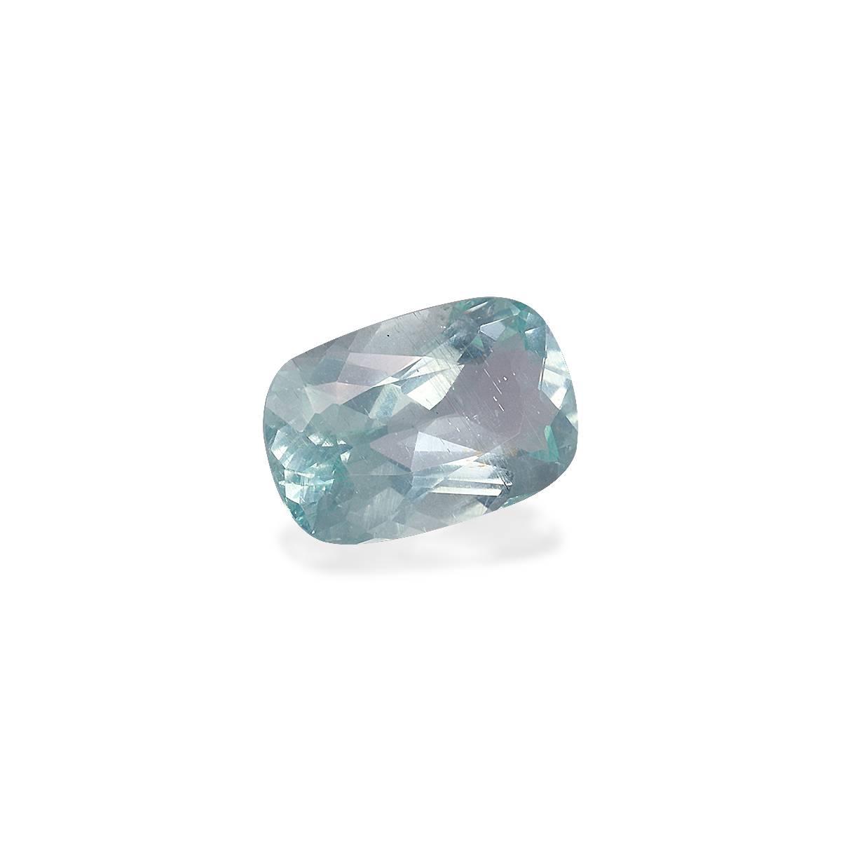 sky blue aquamarine, 2.23ct cushion cut — view 3