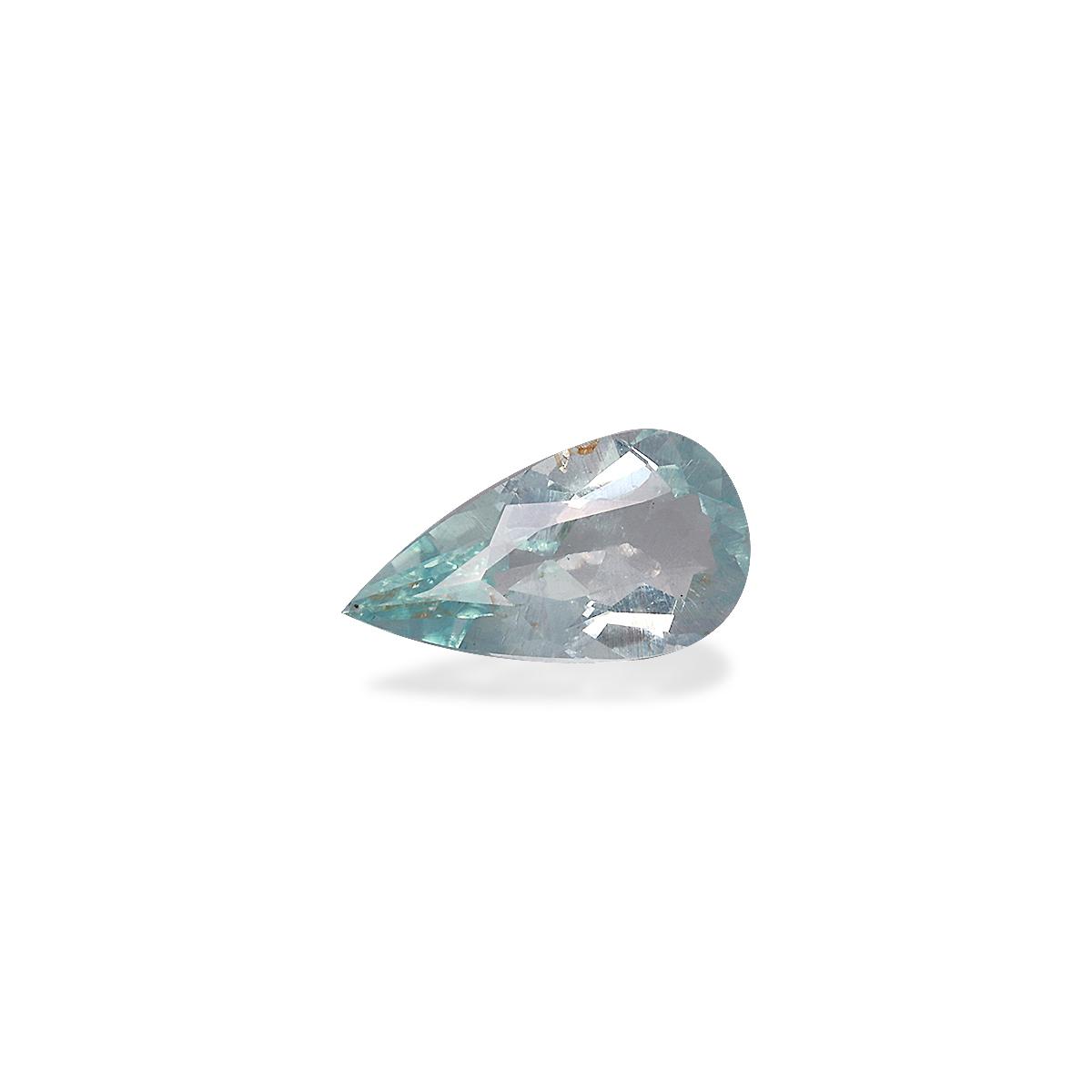 sky blue aquamarine, 1.92ct pear cut — view 3