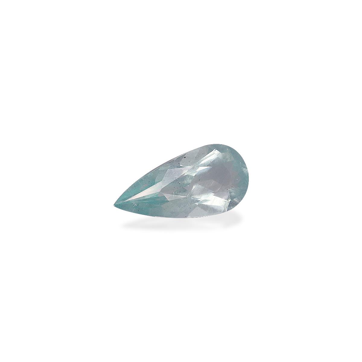 sky blue aquamarine, 2.56ct pear cut — view 3