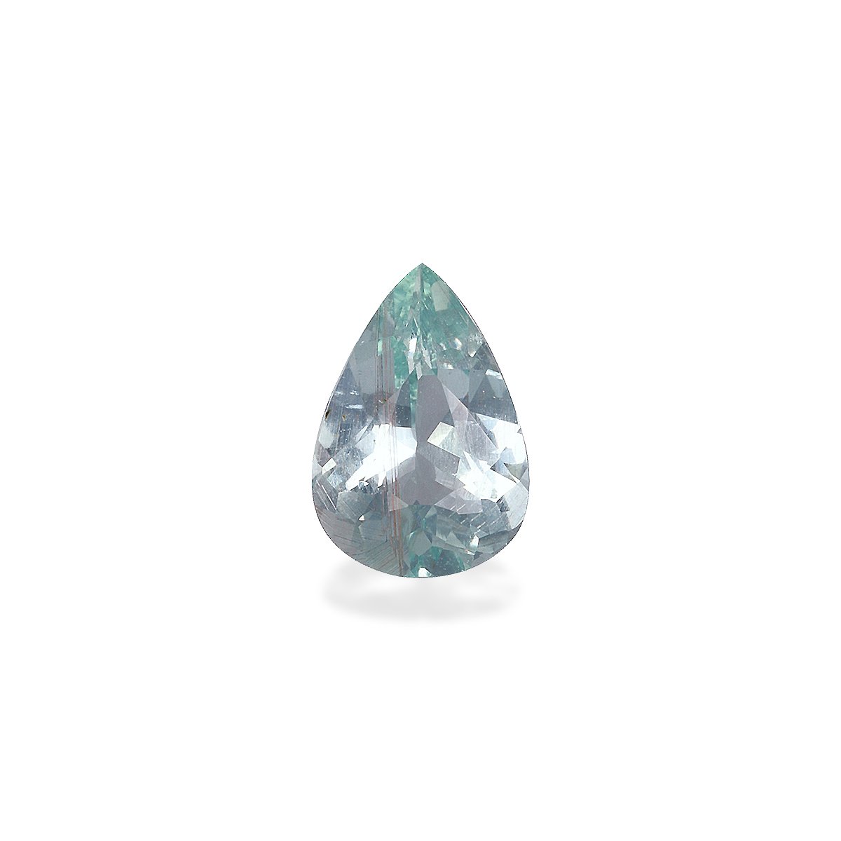 sky blue aquamarine, 1.53ct pear cut — main view
